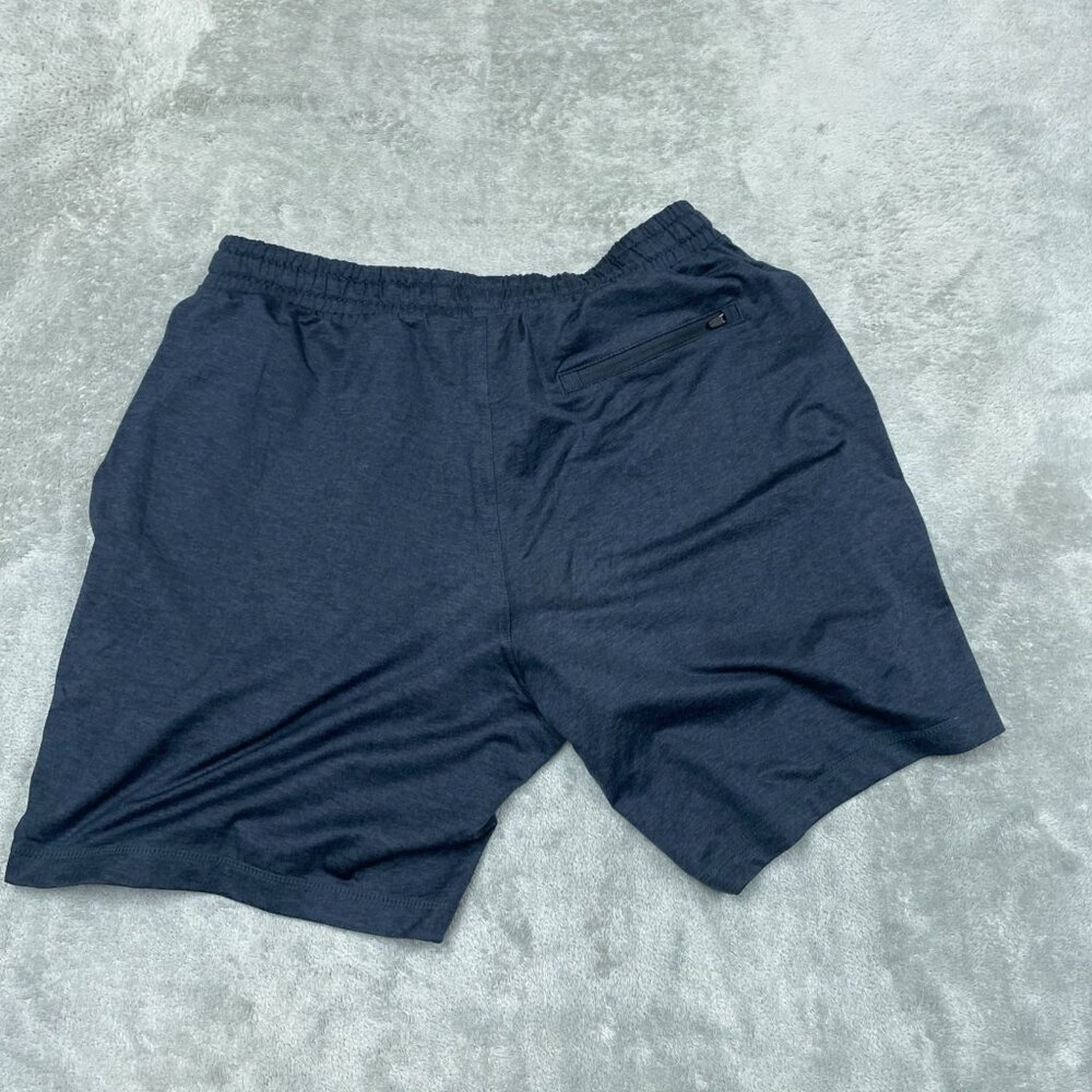 Kirkland Signature Men’s Drawstring Shorts Recycled Polyester Navy M a1023 - Picture 5 of 6